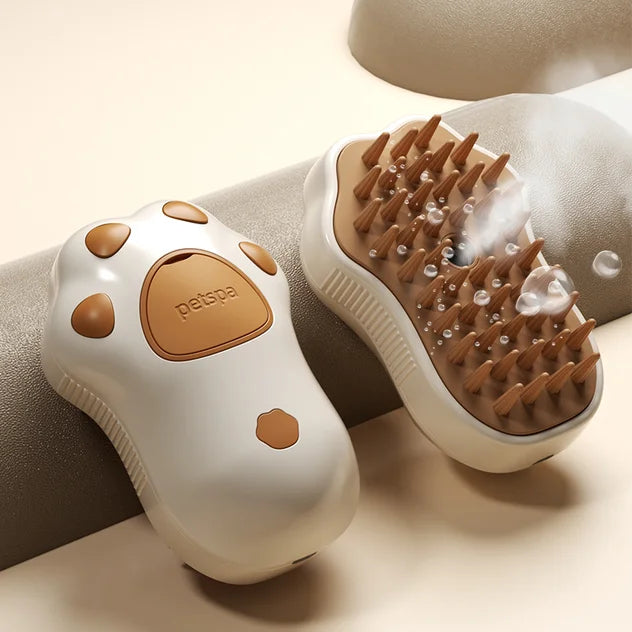 3-in-1 Pet Brush – Comb, massage, and remove loose hair.