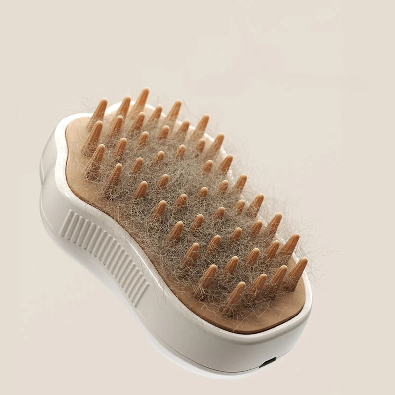 3-in-1 Pet Brush – Comb, massage, and remove loose hair.